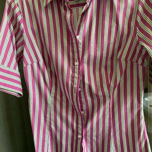 NEW MERONA STRIPED FITTTED SHIRT